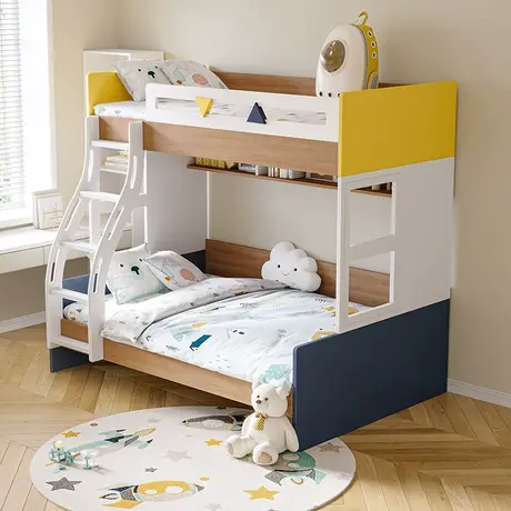 全友家居现代简约上下床双层床小户型青少年卧室储物高低床121322商品大图