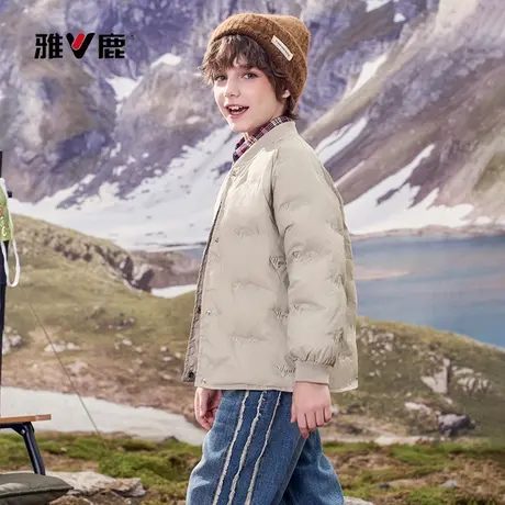 雅鹿儿童轻薄羽绒服男童羽绒服内胆2024冬季校服神器羽绒内搭儿童商品大图