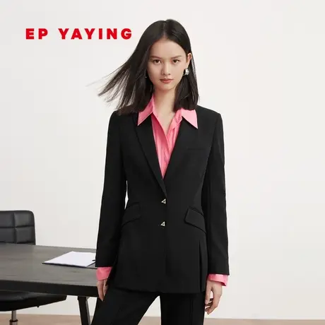 EP YAYING雅莹女装 修身三醋酸西装正装外套 秋冬商场同款1101A图片