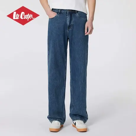 Lee Cooper/李库珀 休闲牛仔裤子男2025夏季新款百搭复古直筒长裤商品大图