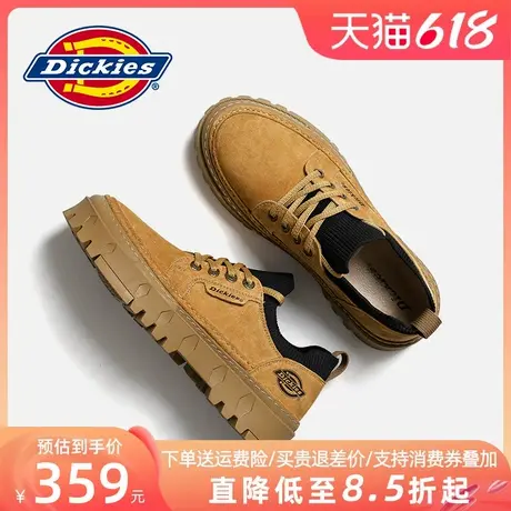 Dickies工装鞋男鞋夏季透气薄款2025新款鞋子英伦男士低帮马丁鞋商品大图