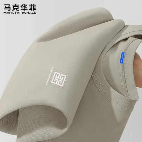 马克华菲国潮纯棉长袖t恤男款打底衫2025新款秋季新中式上衣服男X商品大图