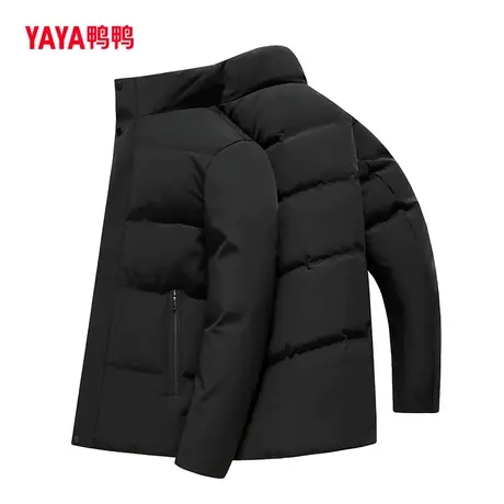 鸭鸭羽绒服男2023年冬季短款立领韩版时尚休闲帅气保暖外套C图片
