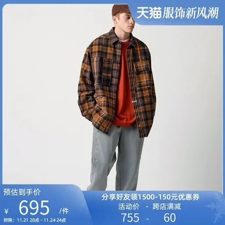 Aape旗舰店男装春秋字母刺绣休闲抽绳束脚长裤6907XXJ商品大图