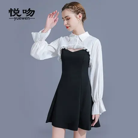 长袖苎麻防晒衣女短款上衣设计感超仙灯笼袖小披肩夏短外套薄外搭商品大图