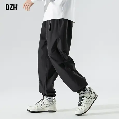 男士机能冲锋裤子男款秋季休闲裤男款2024年新款宽松运动裤束脚裤商品大图