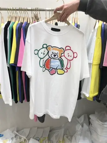 韩国东大门短袖t恤女夏季2021新款时尚百搭气质卡通宽松ins潮上衣商品大图