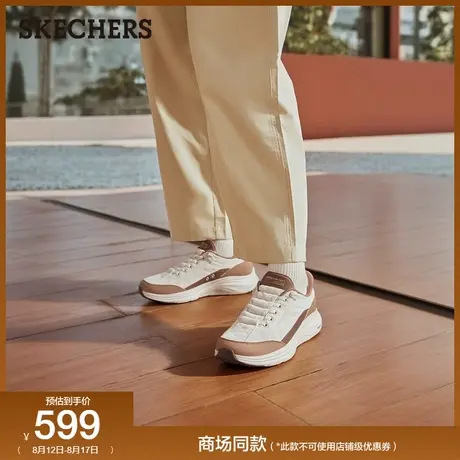斯凯奇2025新款女士一脚蹬休闲运动鞋轻松穿脱透气舒适悠步鞋图片