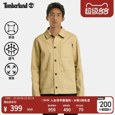 Timberland添柏岚官方男装衬衫式外套春季户外休闲工装夹克|A2PB1图片
