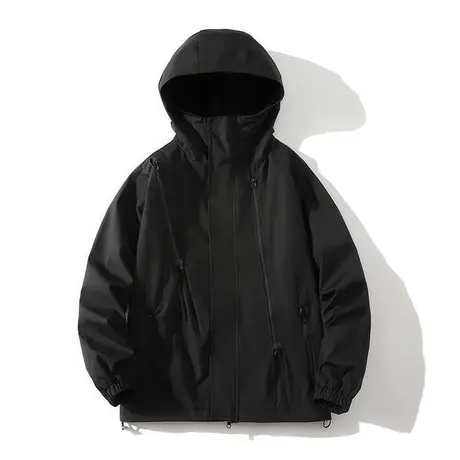 户外山系三合一冲锋衣男女秋季潮牌宽松美式防风工装夹克登山外套图片