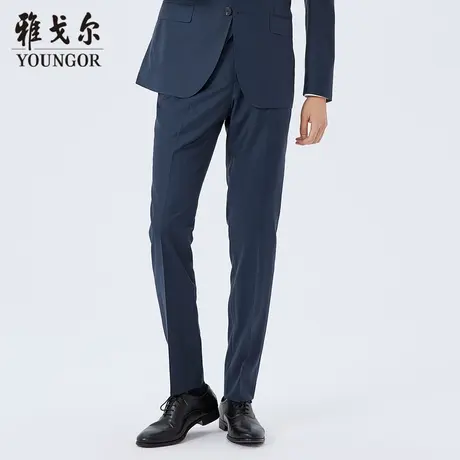 雅戈尔奥莱 商场同款男士西裤秋冬新款官方商务休闲羊毛西裤男商品大图