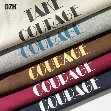 男士印花卫衣男纯色宽松打底衫男款春秋款2023新款情侣款圆领内搭商品大图