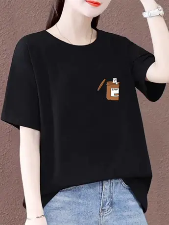 妈妈装大码短袖t恤女早春夏季新款洋气仿棉小衫显瘦正肩体恤上衣图片