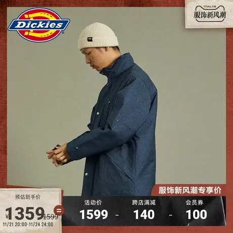 Dickies 秋冬工装男女情侣休闲棉服拉链保暖外套宽松商品大图