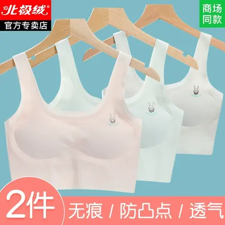 女童内衣发育期小学生夏季薄款冰丝无痕儿童小背心夏天初中生少女商品大图
