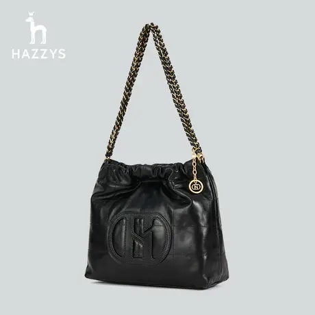 【商场同款】Hazzys哈吉斯流浪包女新款休闲单肩斜挎包潮商品大图
