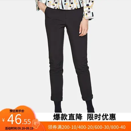 艾格2022冬季女装时尚百搭休闲个性潮搭休闲裤Y745商品大图