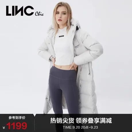 LINCCHIC金羽杰羽绒服女修身轻薄长款羽绒服女冬季外套Y21808187商品大图