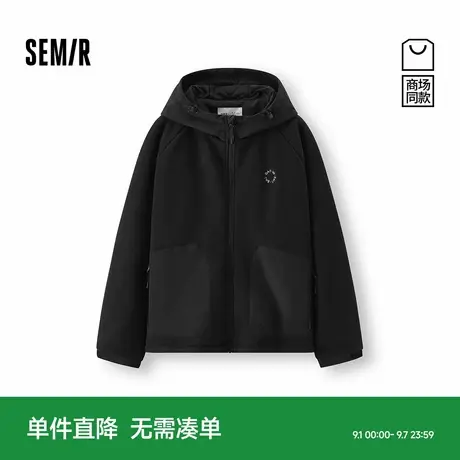 商场同款|森马 x Marcus联名款夹克男冬季保温摇粒绒2025新款外套商品大图