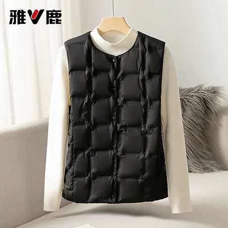 石墨烯羽羽绒马甲女2025冬季新款内搭羽绒服内胆鸭绒马夹外套新品商品大图