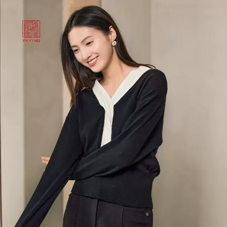 [杜鹃同款]EP雅莹高端系列 肌理感山羊绒针织毛衣 商场同款9510A商品大图