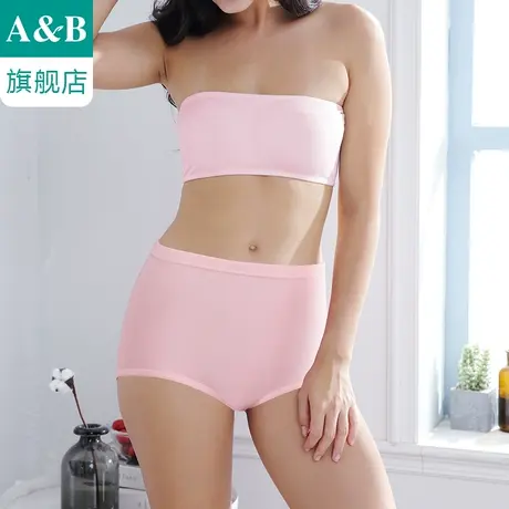 A＆Bab内裤中老年纯棉抗菌内裤高腰宽松大码妈咪裤F804图片