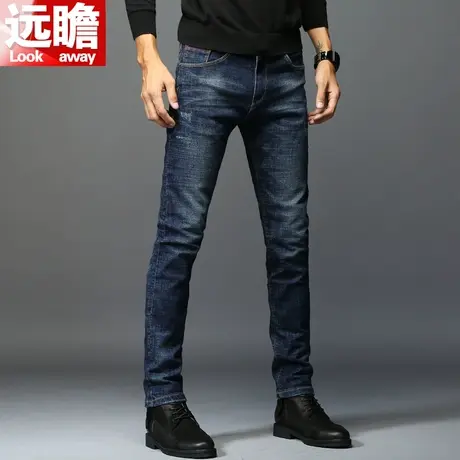 男士春季牛仔裤男修身韩版男裤青年弹力时尚长裤2023新款潮流裤子商品大图