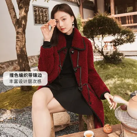 【新年搭配专场】香影新中式国风外套女2023冬季新款新年战袍商品大图