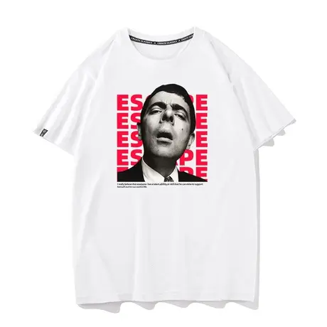 秀洛憨豆先生周边恶搞搞笑潮牌系列短袖T恤男女打底衫半袖体恤商品大图