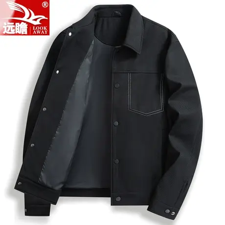 夹克外套男春秋季2023新款潮牌宽松翻领百搭工装男士休闲上衣男款商品大图