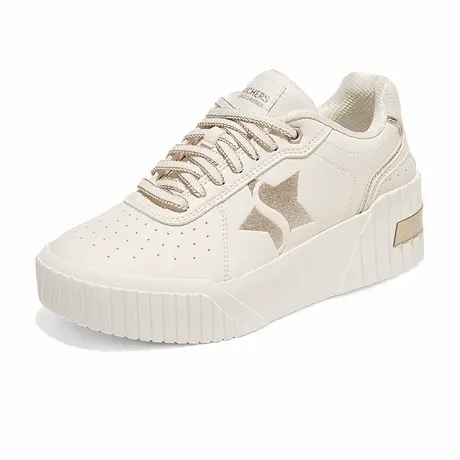Skechers斯凯奇女鞋复古透气休闲鞋厚底耐磨缓震板鞋商品大图