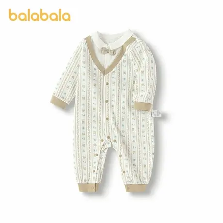 【商场同款】巴拉巴拉婴儿连体衣秋装宝宝哈衣2025新款时髦绅士风图片