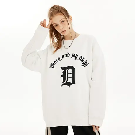 Nuthink美式高街字母卫衣潮牌男潮流中性风宽松大码上衣男款春季商品大图