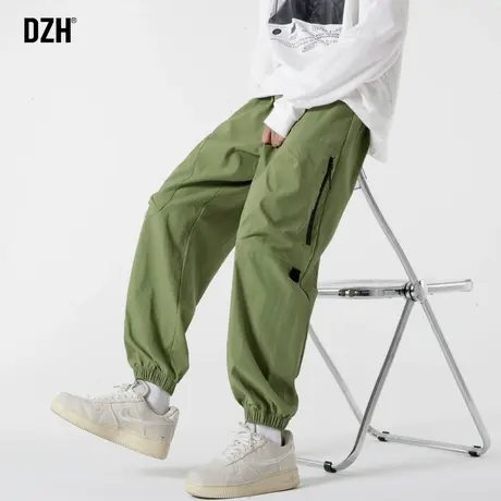 男士美式速干裤男束脚冲锋裤运动休闲裤子男款2023新款高级感长裤商品大图