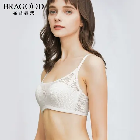 BRAGOOD无钢圈渔网抹胸防走光薄款无痕聚拢学生文胸内衣商品大图