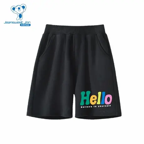 VS真维斯童装夏季款 男童潮流时尚百搭宽松纯棉针织短裤图片