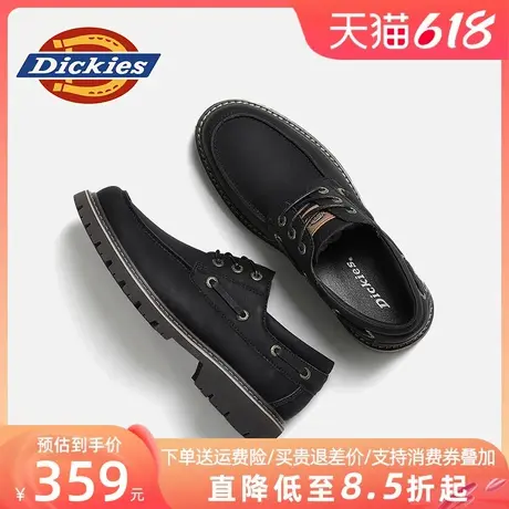 Dickies男鞋2025新款夏季透气薄款鞋子低帮工装鞋男士马丁鞋皮鞋商品大图