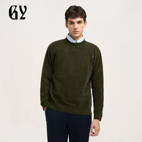 雅戈尔奥莱男士圆领毛衫特价折扣清仓商品大图