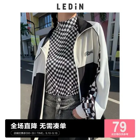 乐町印花皮肤衣2023秋季新款雪纺上衣女C1CDC2101图片