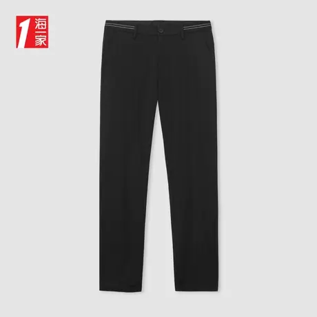 海一家大众休闲直筒长裤裤2024年夏季新款舒适简约男士休闲裤商品大图