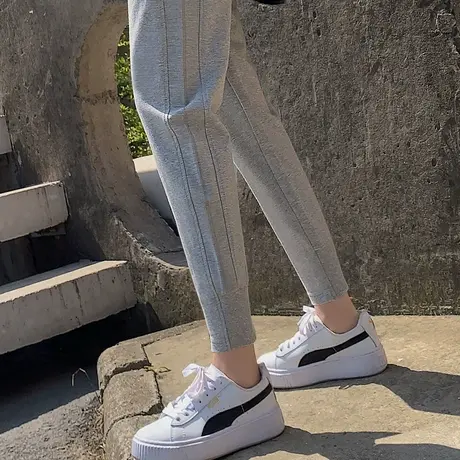 休闲裤女2023新款运动裤春夏薄款宽松束脚显瘦百搭卫裤超火ins图片