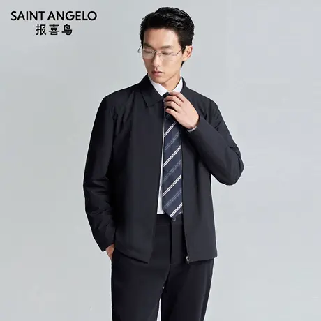 【羽绒内胆】报喜鸟冬季新款男士商务休闲保暖羽绒服宽松上衣外套商品大图