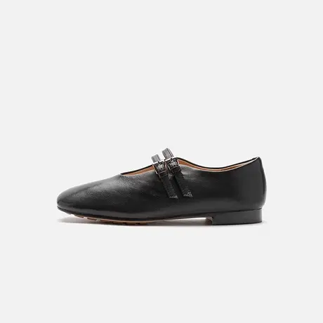 Nine West/玖熙2025秋季新款双扣玛丽珍鞋女方头低跟单鞋方头女鞋图片