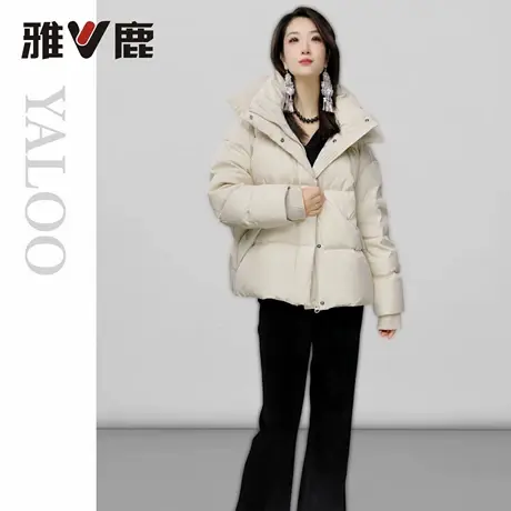 2025雅鹿冬季新款防风加厚时尚超保暖显瘦羽绒服女款防寒衣外套商品大图