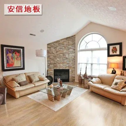 安信美国红橡纯实木仿古地板灰色全实木原木天然环保图片