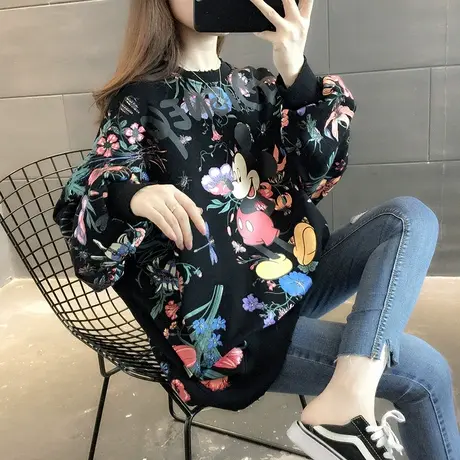 卫衣2022新款女装韩版秋装冬季时尚宽松女士加厚上衣外套ins爆款图片