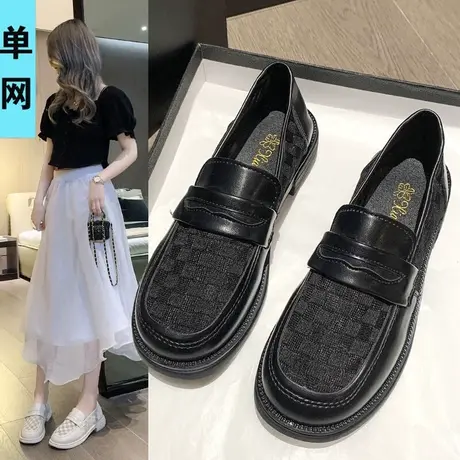 老北京布鞋女网面单鞋全黑色软底工作鞋夏季透气乐福鞋久站不累脚商品大图