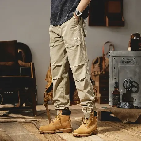 Modi Nick/摩帝尼克宽松潮流男士迷彩工装裤时尚百搭男士休闲裤商品大图