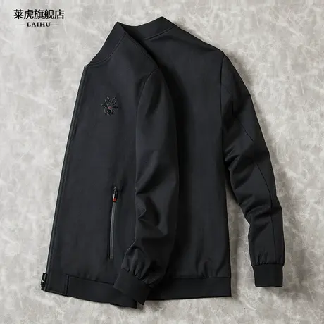 春季新款男士棒球服夹克工装外套短款韩版修身帅气刺绣休闲上衣潮商品大图