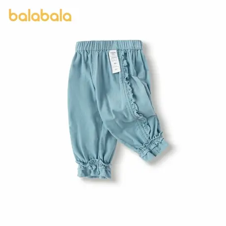 巴拉巴拉童装婴儿裤子女童花苞裤宝宝宽松休闲裤儿童秋装新款童装商品大图